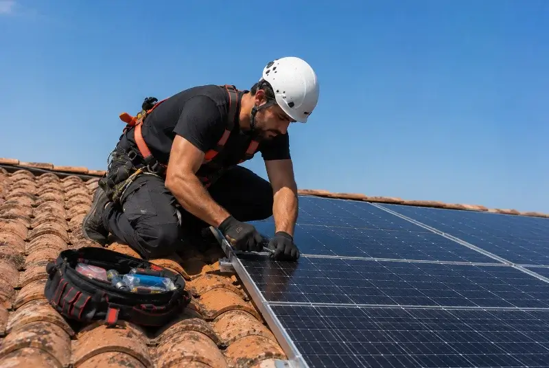 Maintenance et monitoring de panneaux solaires à Messanges